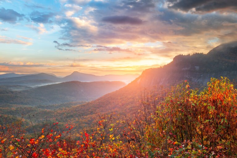 Following autumn from the northern Appalachian wilderness southward as the season unfolds.